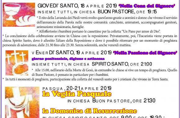 Avvisi Pasqua